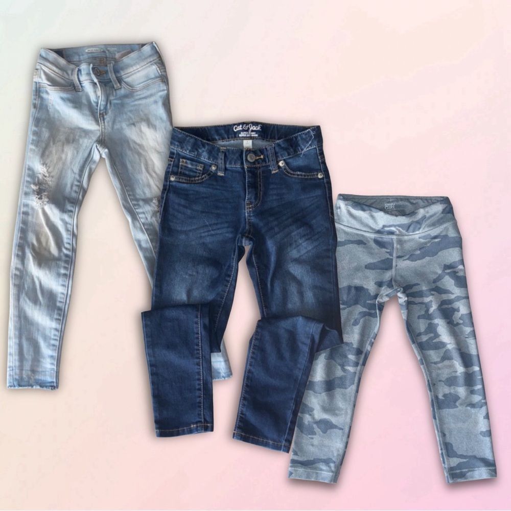 Little Girls’, 3 Piece, Bottom Bundle, Size 6/7